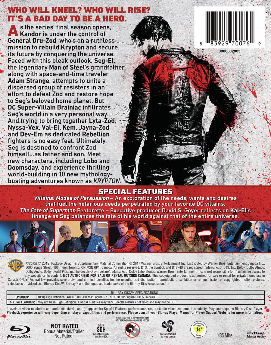 Krypton: The Complete Second & Final Season [Blu-Ray]