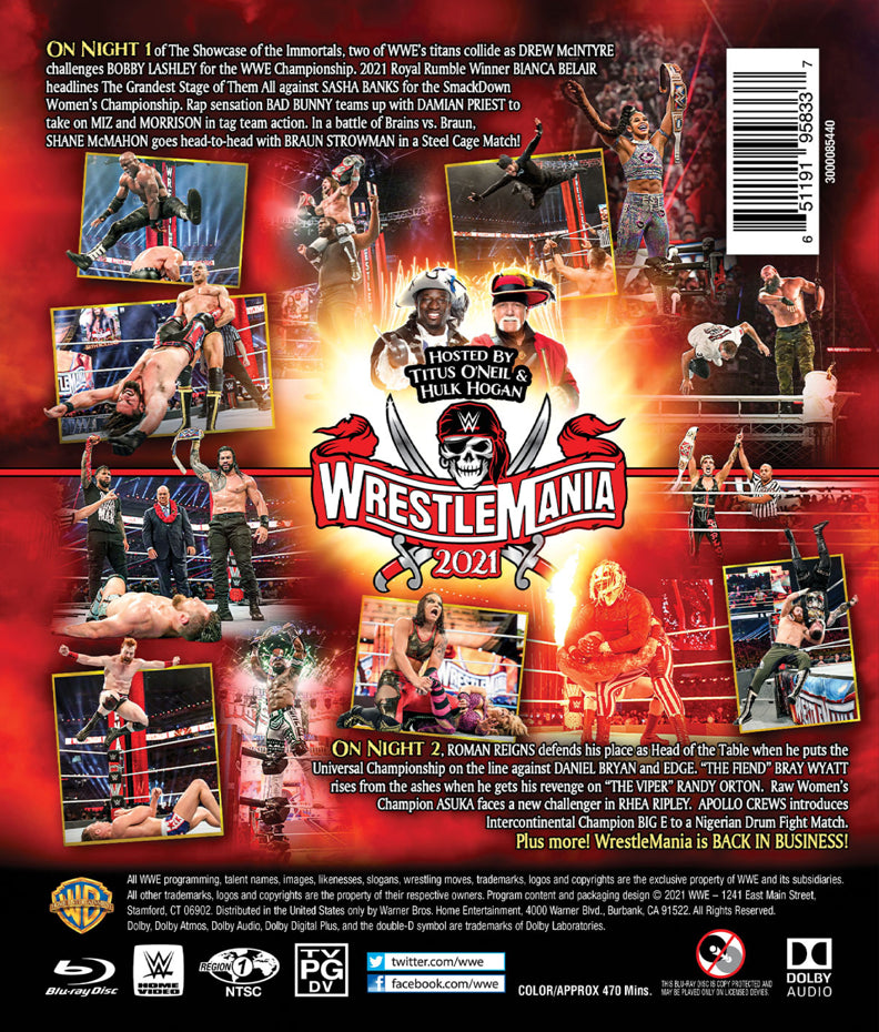 WWE: WrestleMania 37 [Blu-Ray]