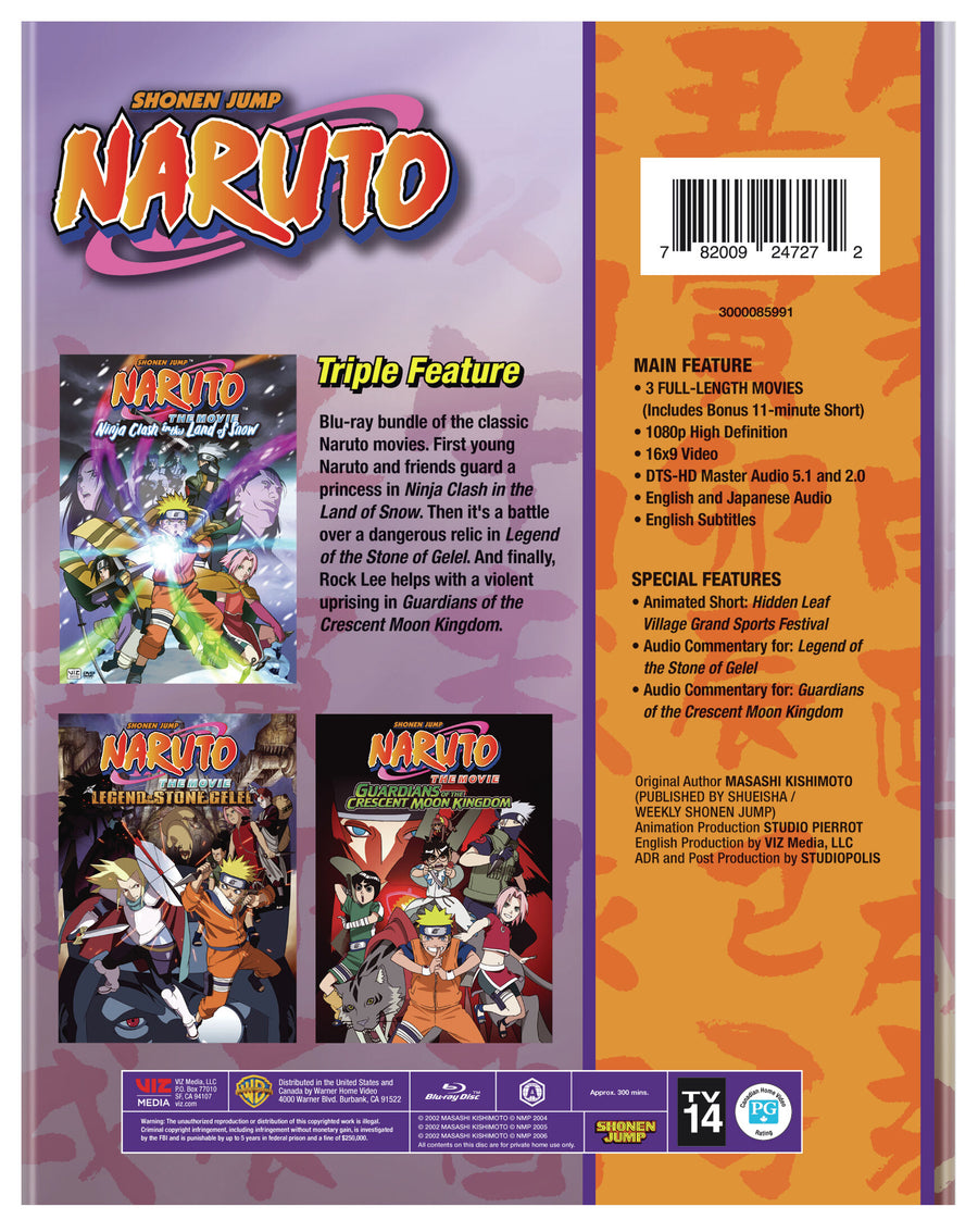 Naruto Triple Feature [Blu-Ray]