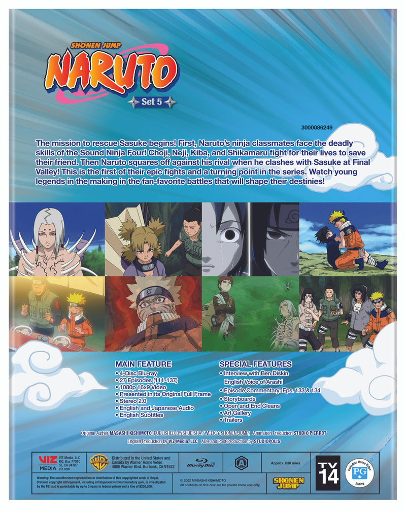 Naruto - Set 5 (Box Set) [Blu-ray]