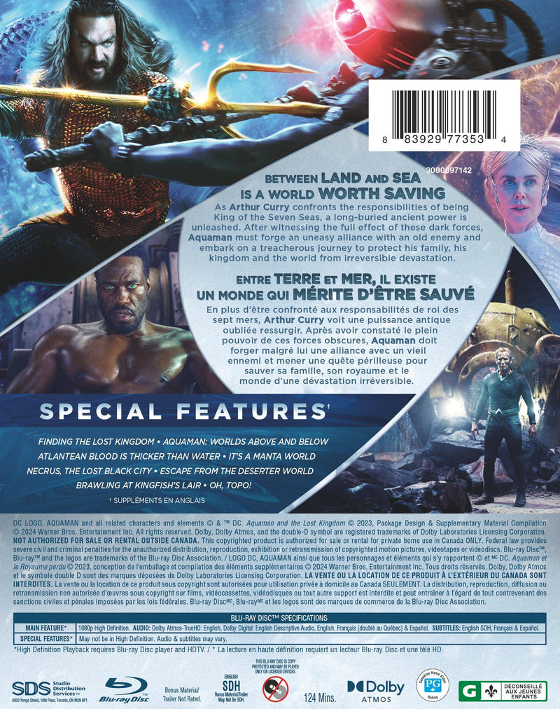 Aquaman and the Lost Kingdom [Blu-ray]