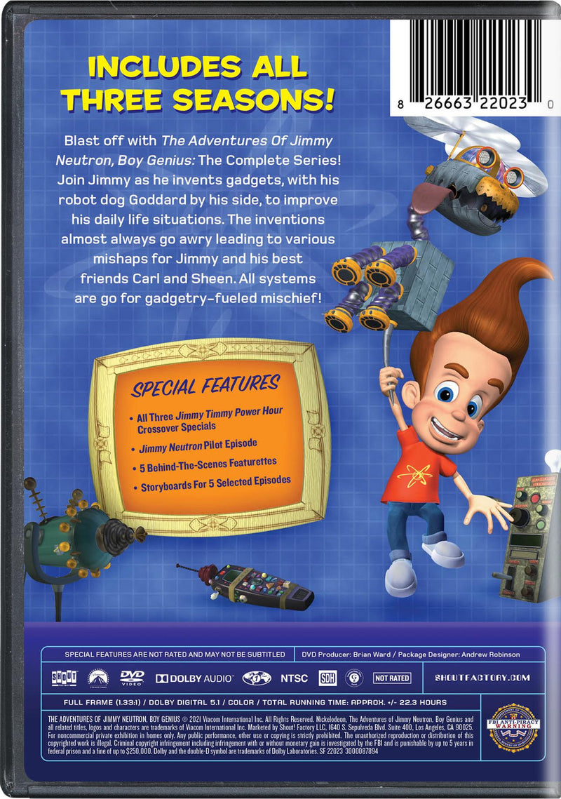 The Adventures of Jimmy Neutron, Boy Genius: The Complete Series [DVD]