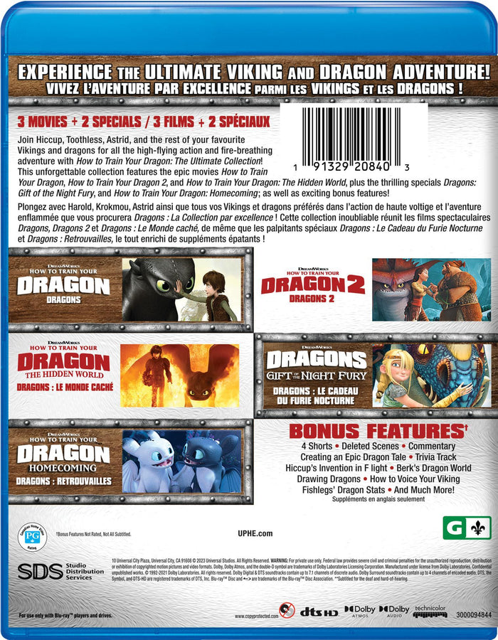 How to Train Your Dragon: The Ultimate Collection [Blu-Ray]