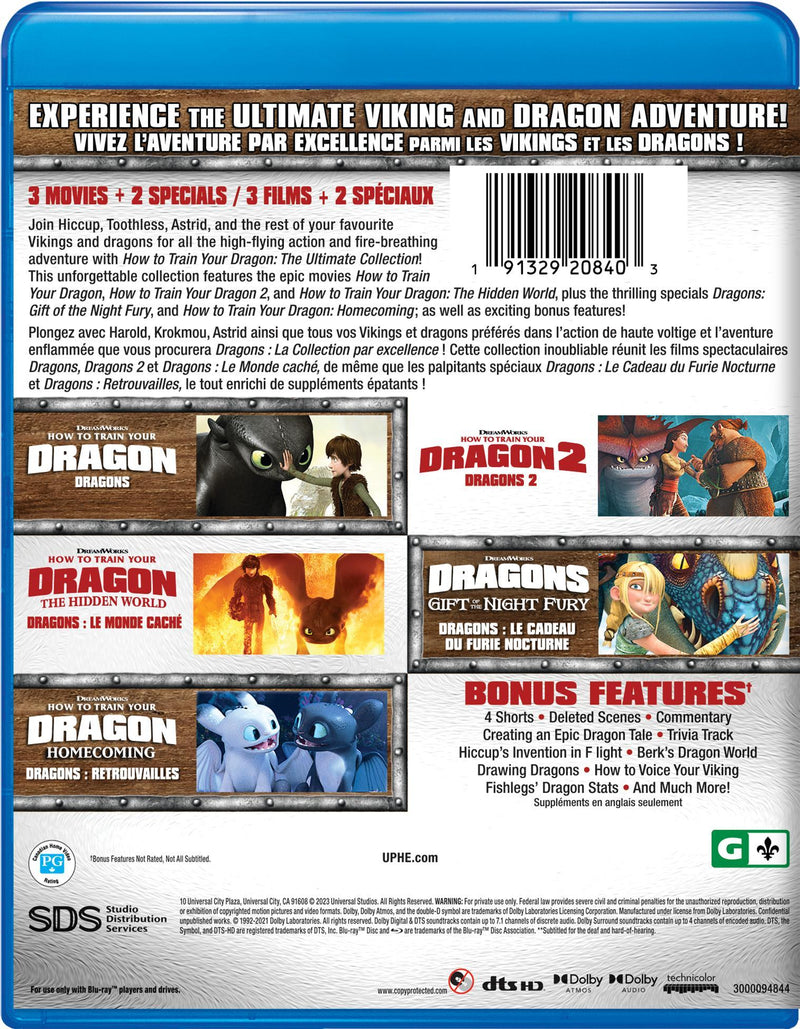 How to Train Your Dragon: The Ultimate Collection [Blu-Ray]