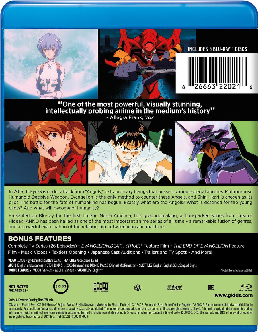 Neon Genesis Evangelion: The Complete Series [Blu-Ray]
