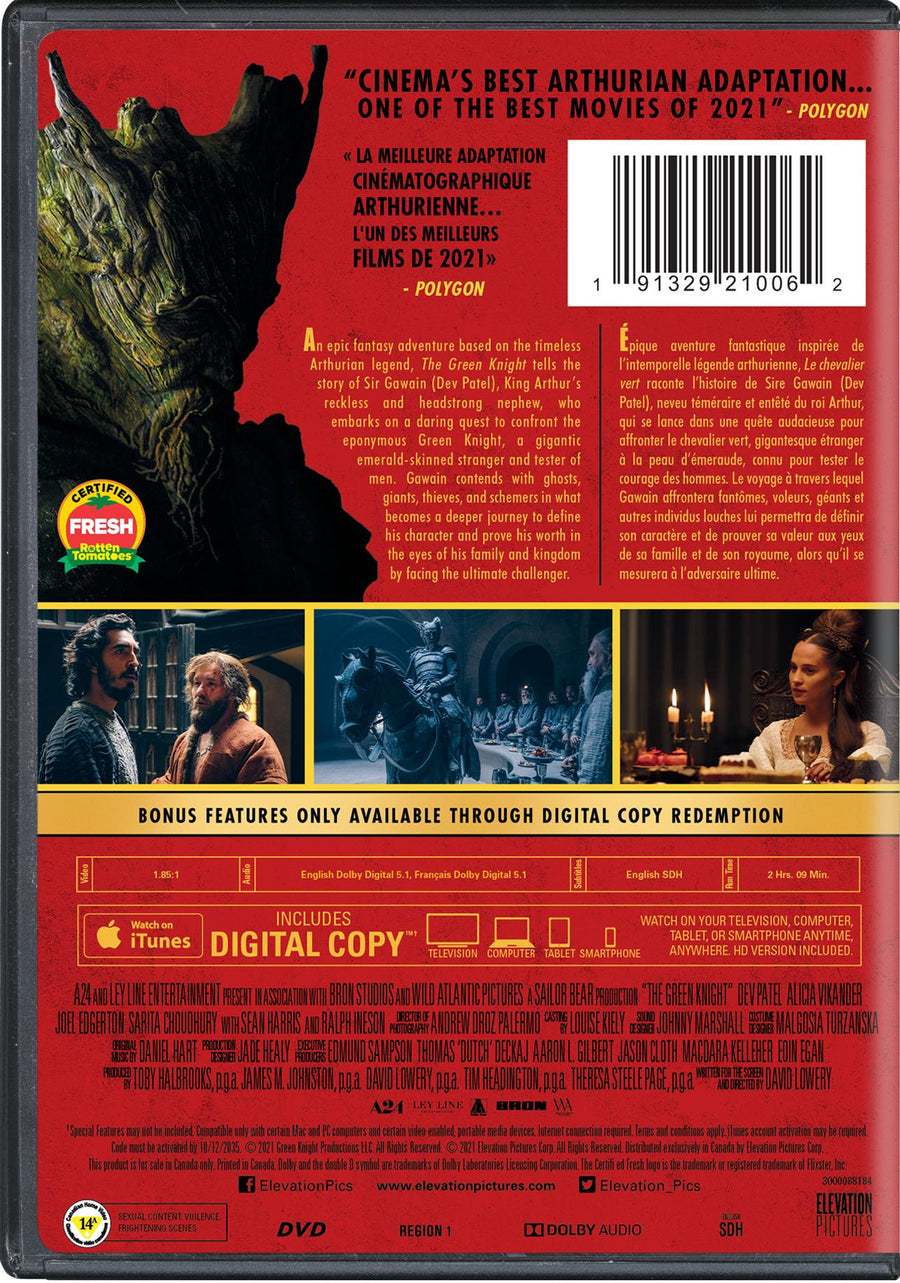 The Green Knight - DVD + Digital [DVD]