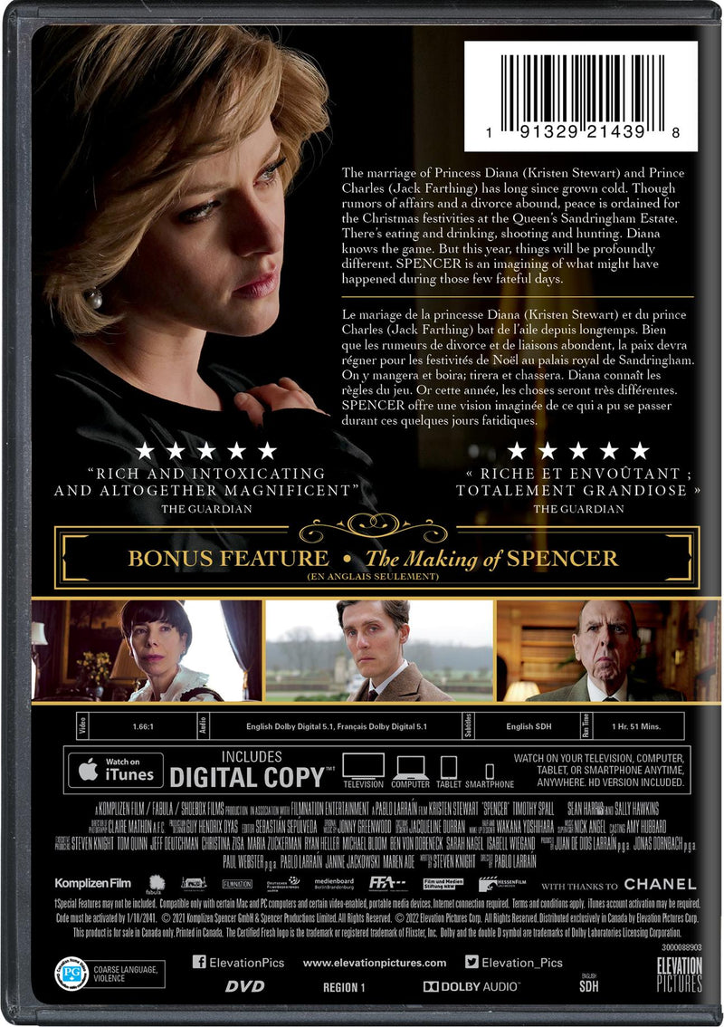 Spencer - DVD + Digital [DVD]