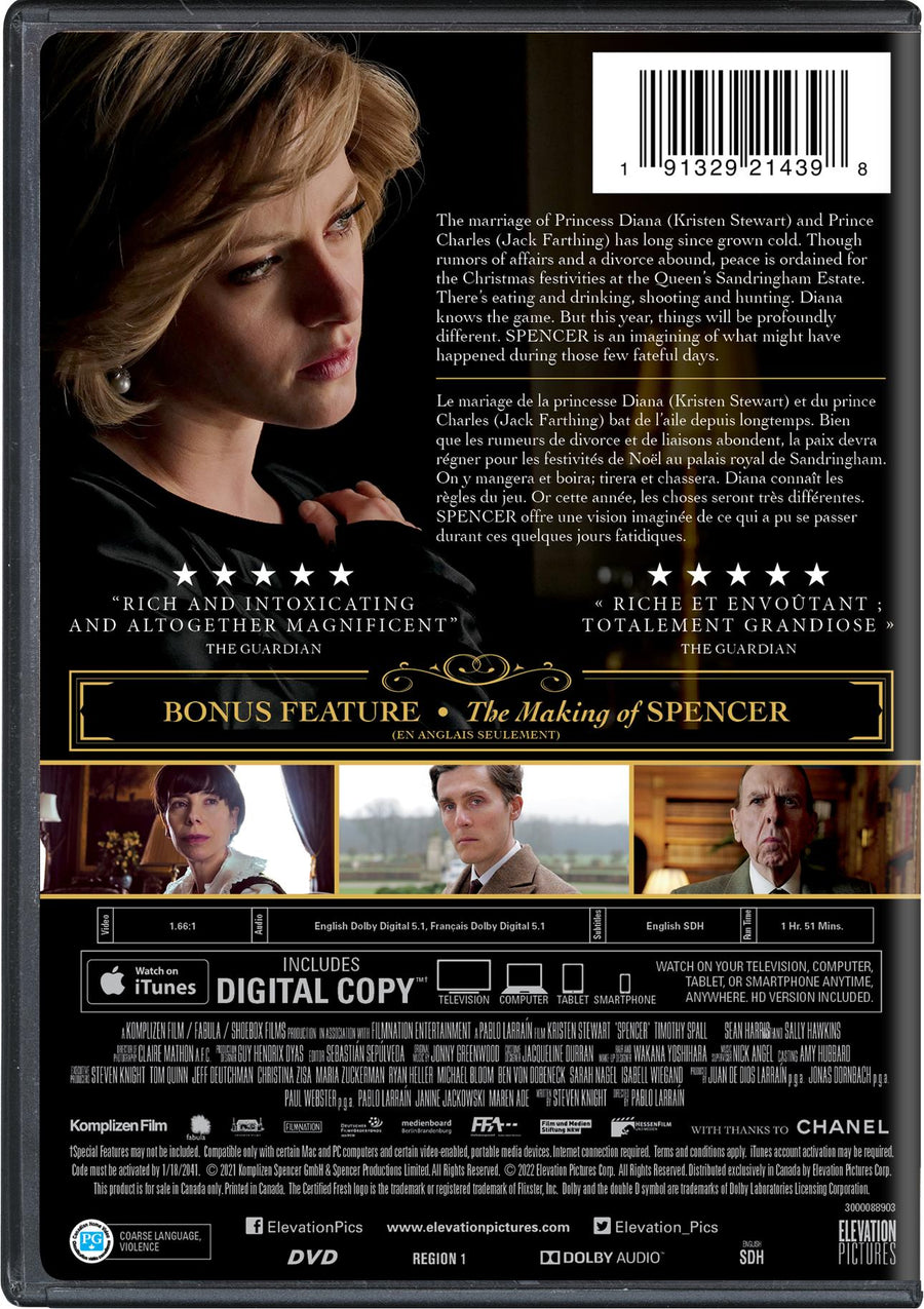 Spencer - DVD + Digital [DVD]