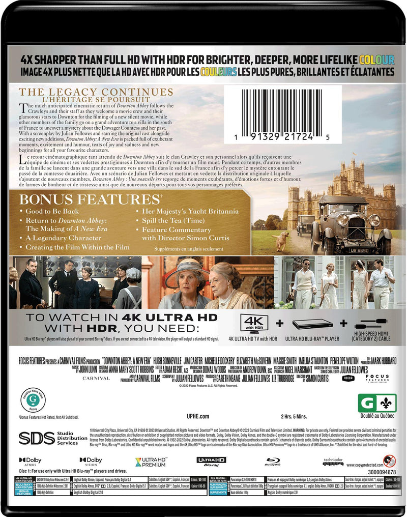 Downton Abbey: A New Era (4K Ultra HD + Blu-ray) [UHD]