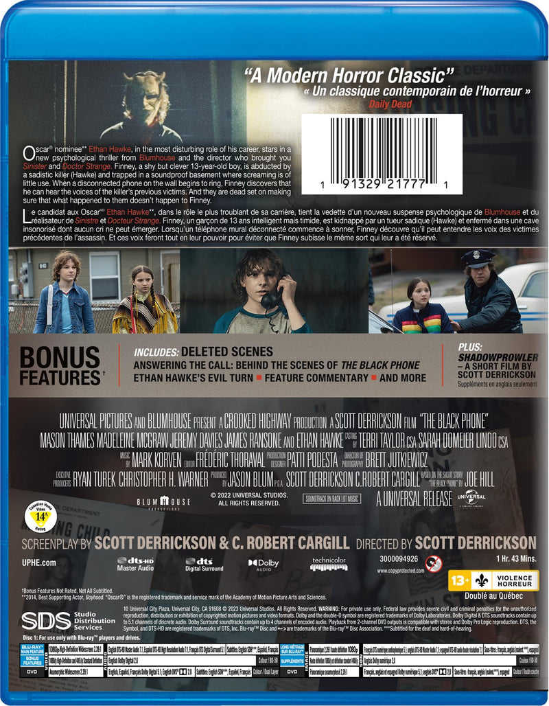 The Black Phone (Blu-ray + DVD) [Blu-Ray]
