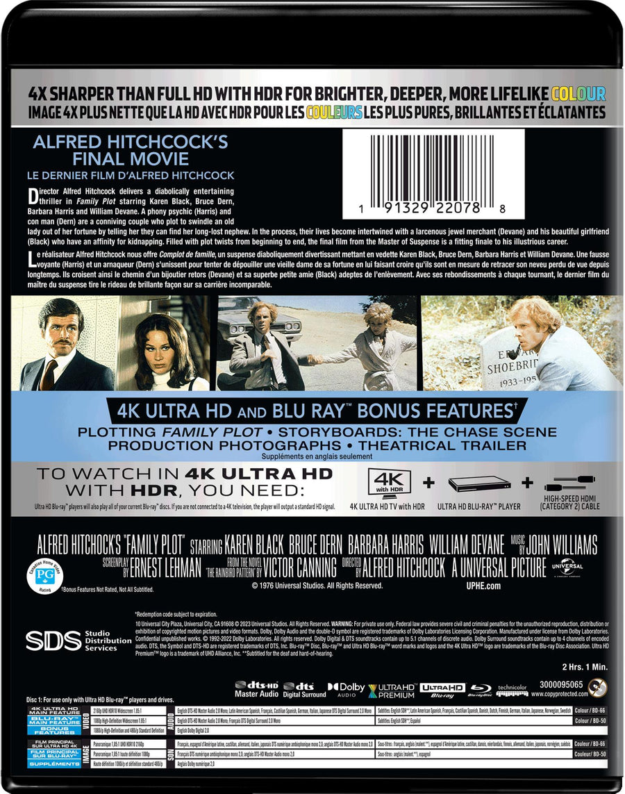 Family Plot (4K Ultra HD + Blu-ray) [UHD]