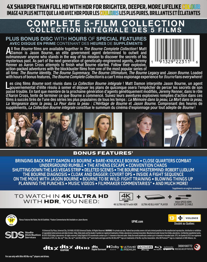 The Bourne Complete Collection [UHD]