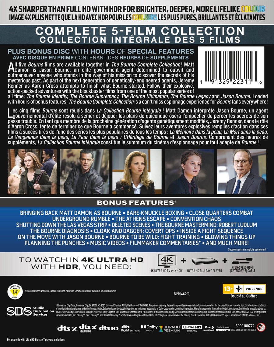 The Bourne Complete Collection [UHD]