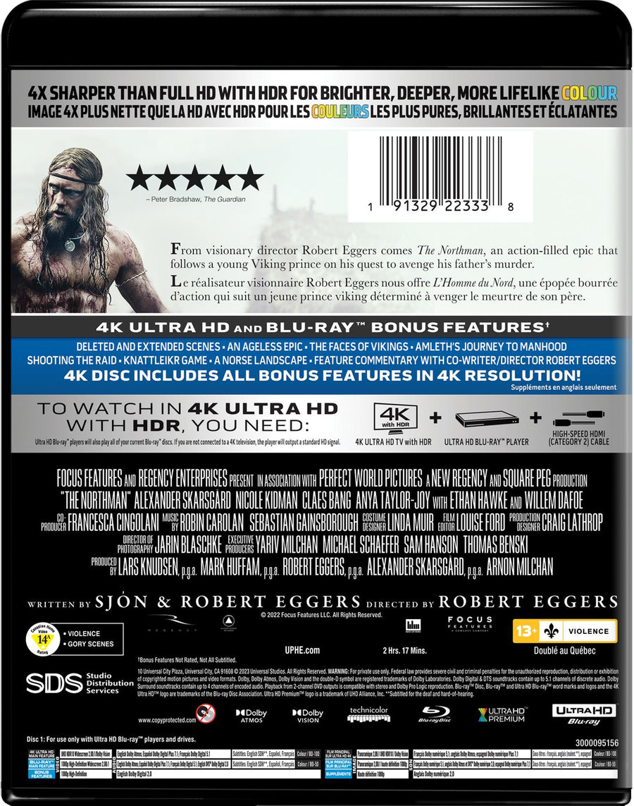 The Northman (4K Ultra HD + Blu-ray) [UHD]