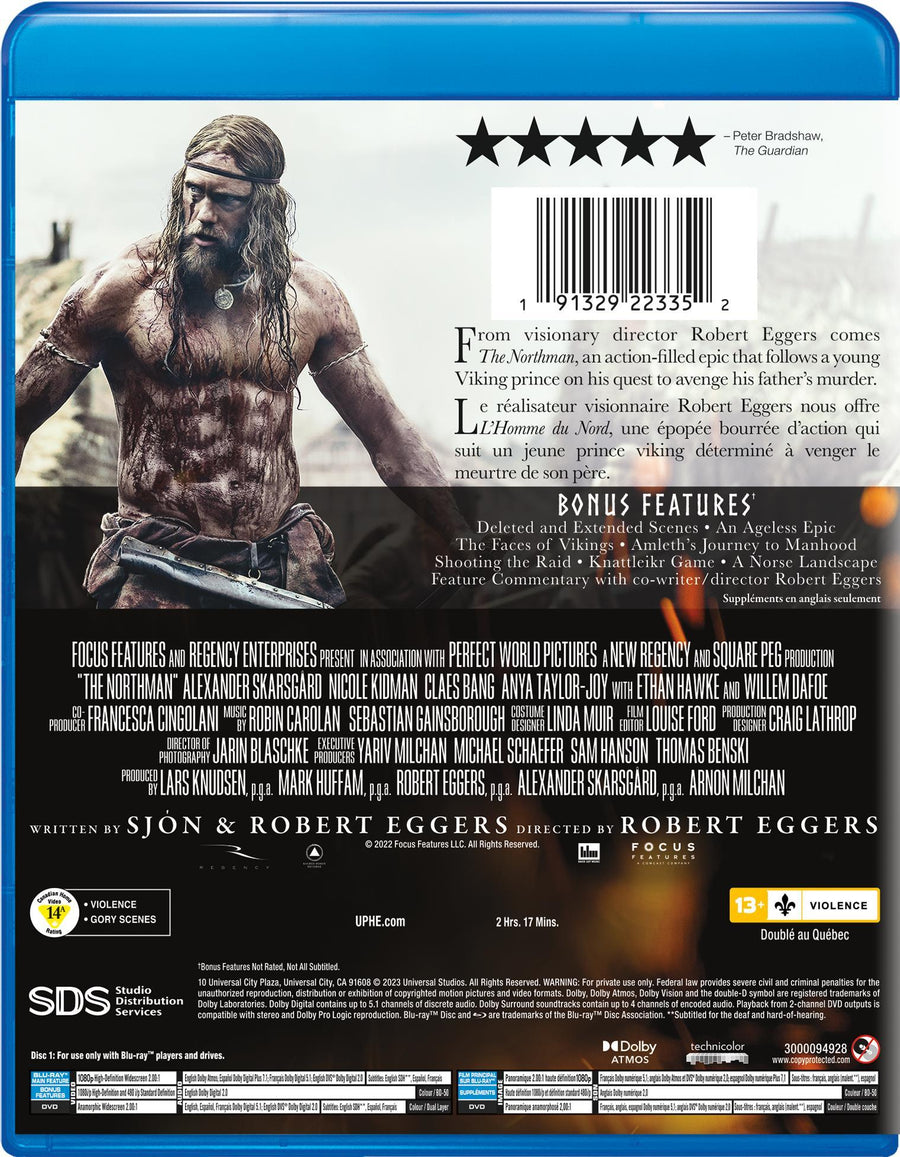 The Northman (Blu-ray + DVD) [Blu-Ray]