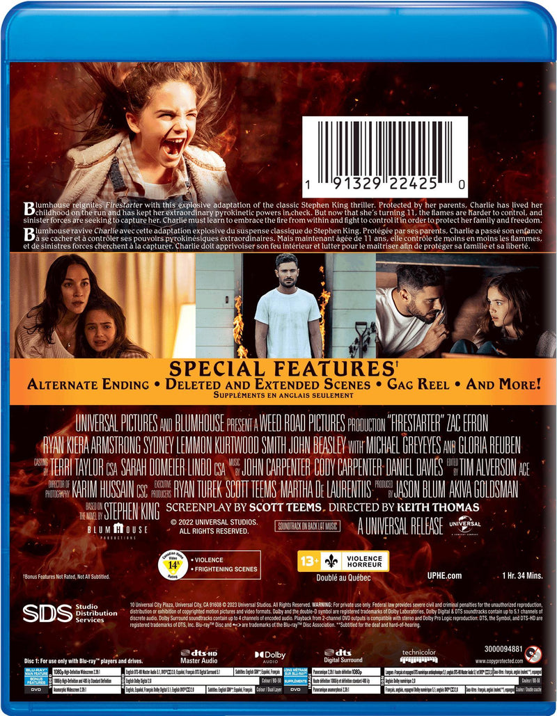 Firestarter (Blu-ray + DVD) [Blu-Ray]