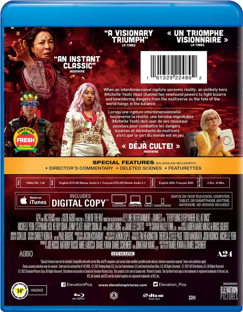 Everything Everywhere All at Once - Blu-ray + Digital [Blu-Ray]