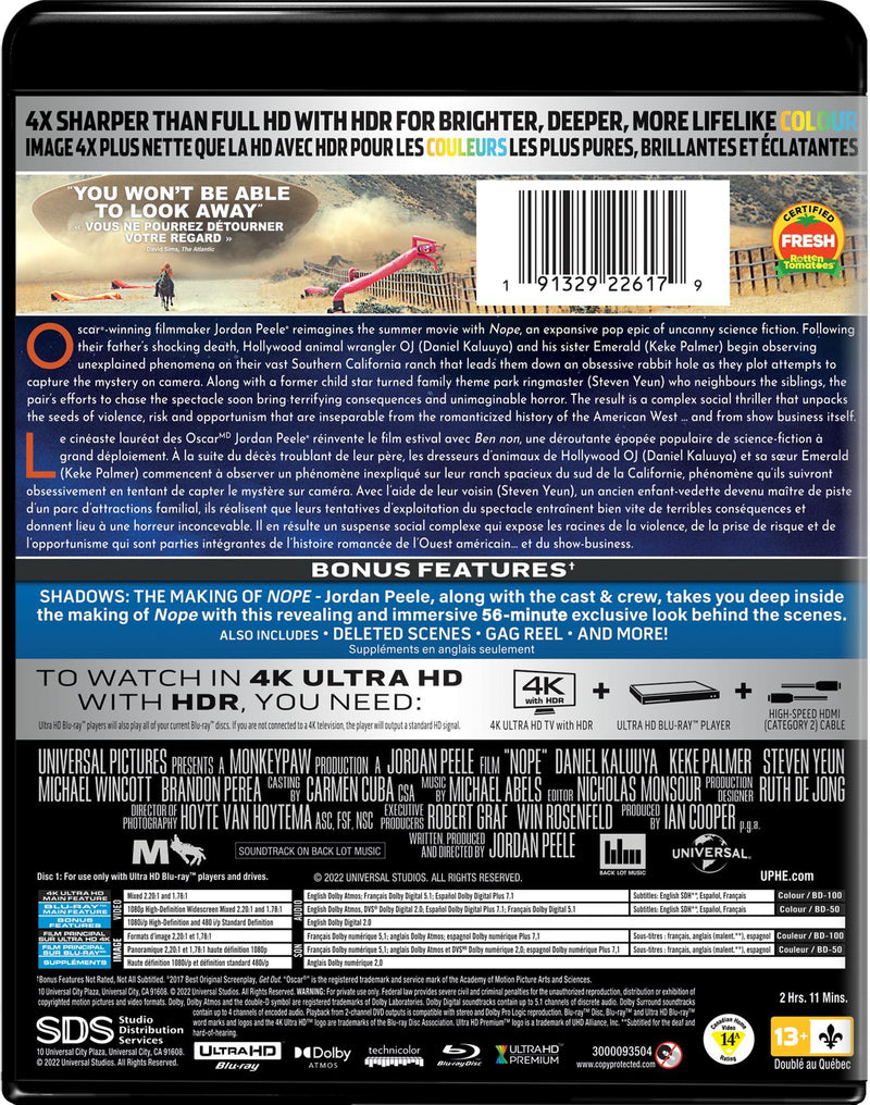 Nope (4K Ultra HD + Blu-ray) [UHD]