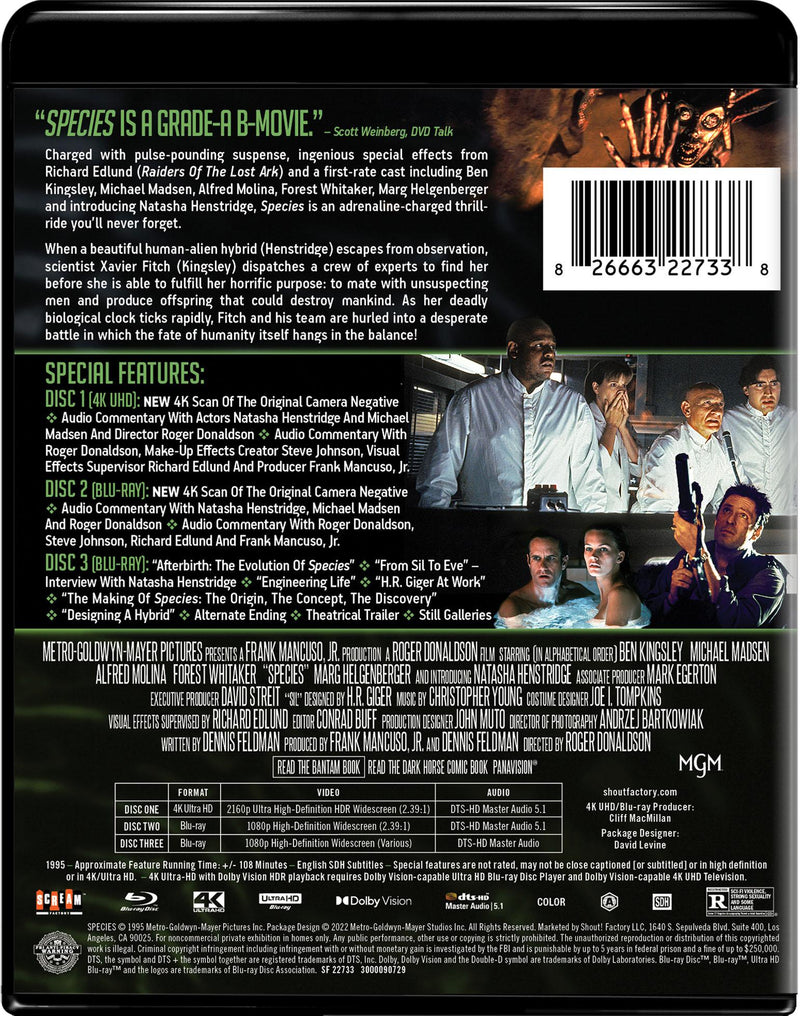 Species - Collector's Edition 4K Ultra HD + Blu-ray [UHD]