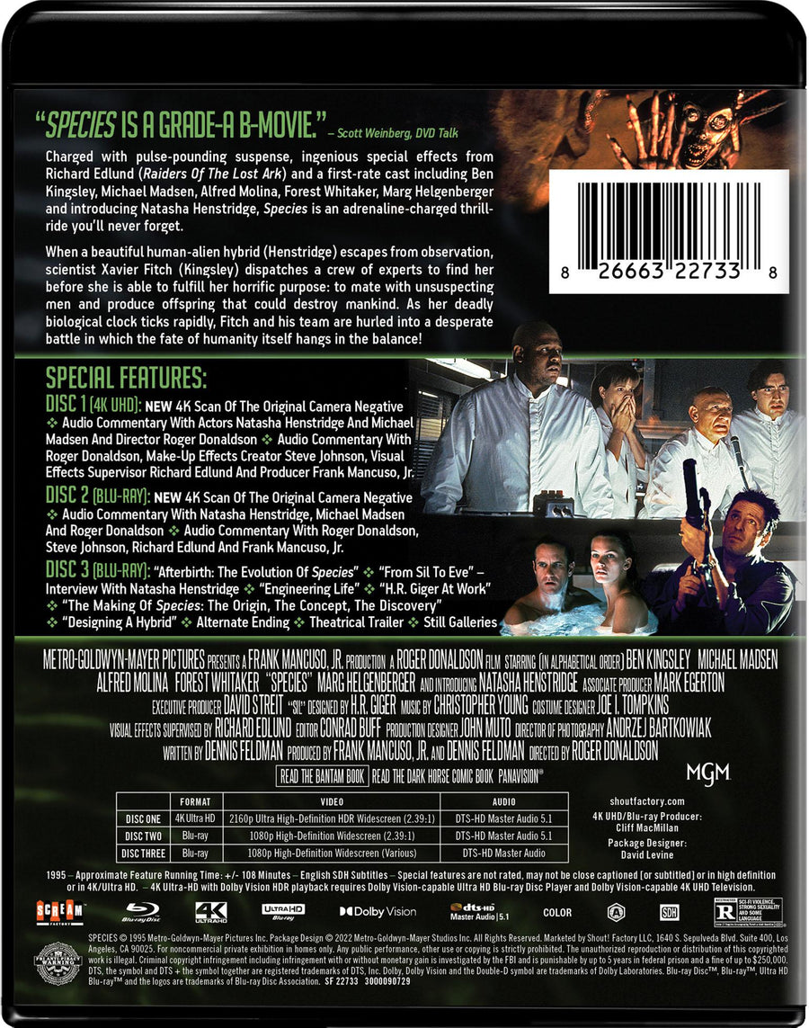 Species - Collector's Edition 4K Ultra HD + Blu-ray [UHD]