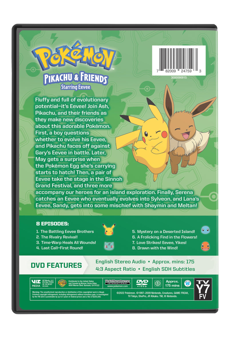 Pikachu & Friends -- Starring Eevee [DVD]
