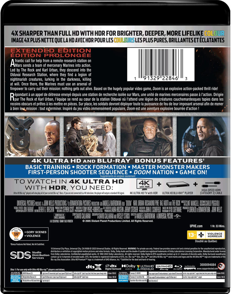 Doom (4K Ultra HD + Blu-ray) [UHD]