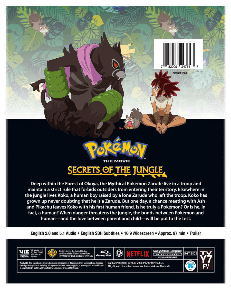 Pokémon the Movie: Secrets of the Jungle [Blu-Ray]