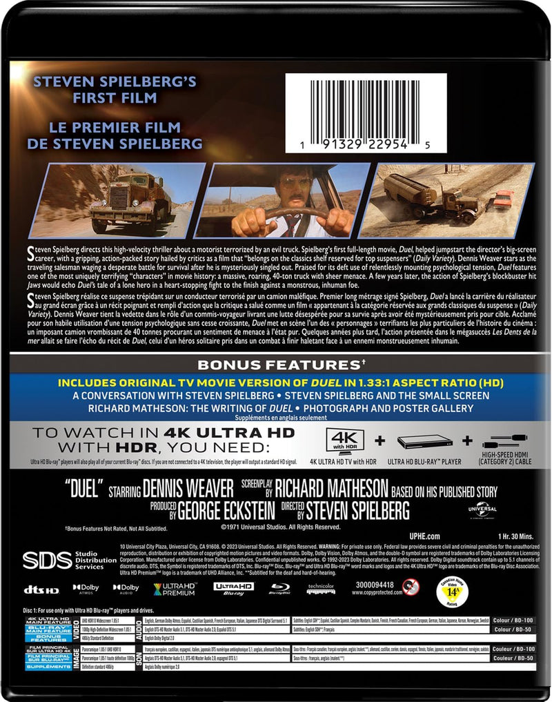 Duel (4K Ultra HD + Blu-ray) [UHD]