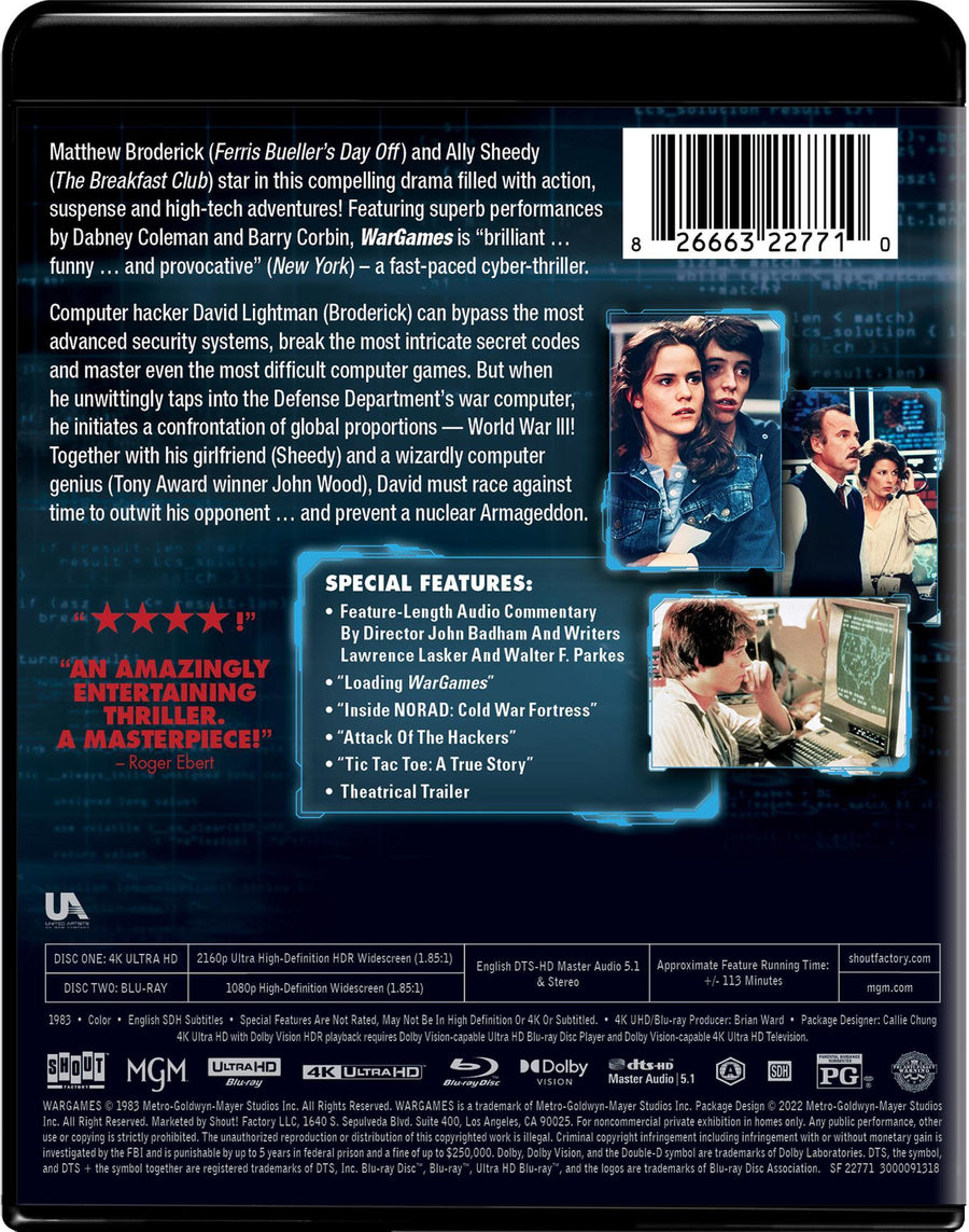 WarGames - 4K Ultra HD + Blu-ray [UHD]