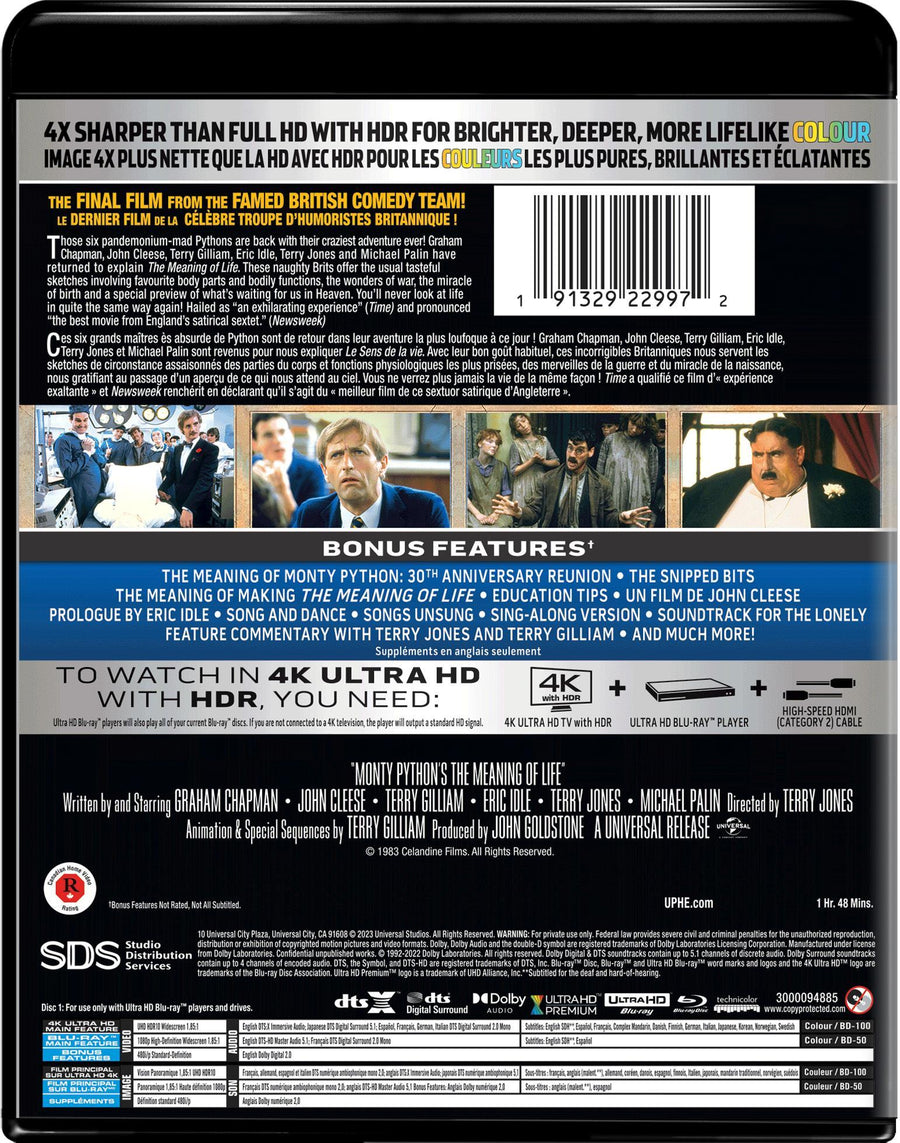 Monty Python's The Meaning of Life (4K Ultra HD + Blu-ray) [UHD]