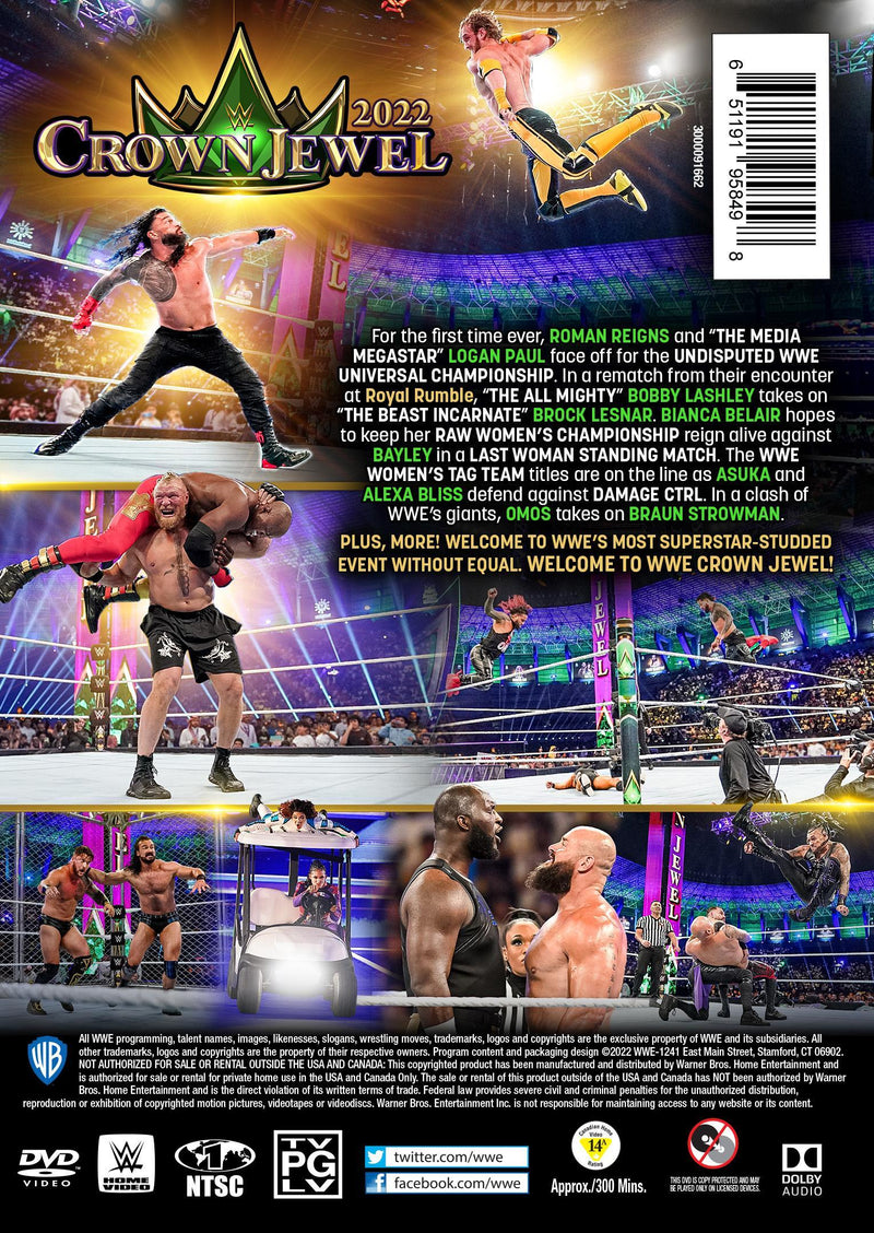 WWE: Crown Jewel 2022 [DVD]