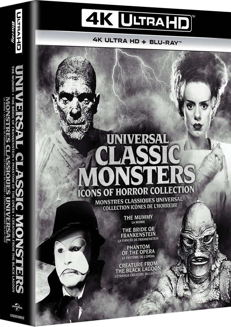 Universal Classic Monsters: Icons of Horror Collection (4K Ultra HD + Blu-ray) [UHD]