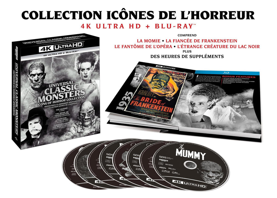 Universal Classic Monsters: Icons of Horror Collection (4K Ultra HD + Blu-ray) [UHD]