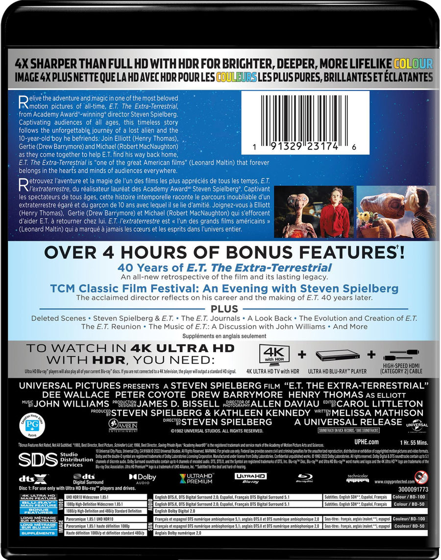 E.T. The Extra-Terrestrial (4K Ultra HD + Blu-ray) [UHD]