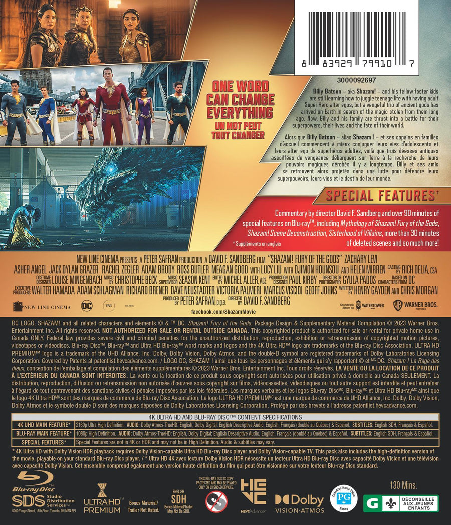 Shazam! Fury Of The Gods [UHD]