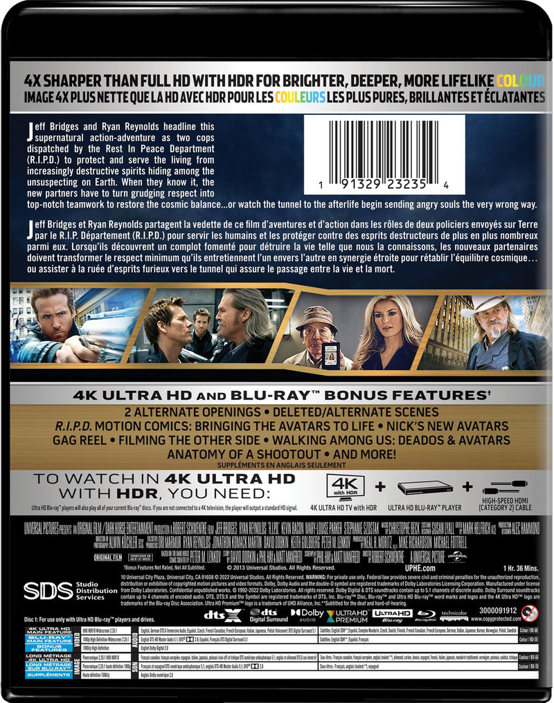 R.I.P.D. (4K Ultra HD + Blu-ray) [UHD]