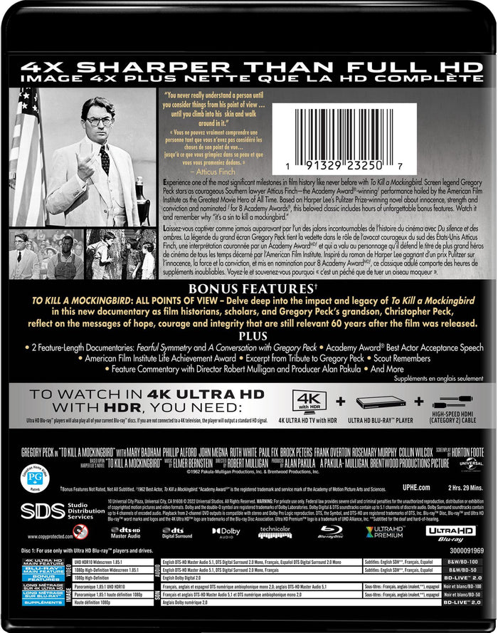 To Kill a Mockingbird (4K Ultra HD + Blu-ray) [UHD]