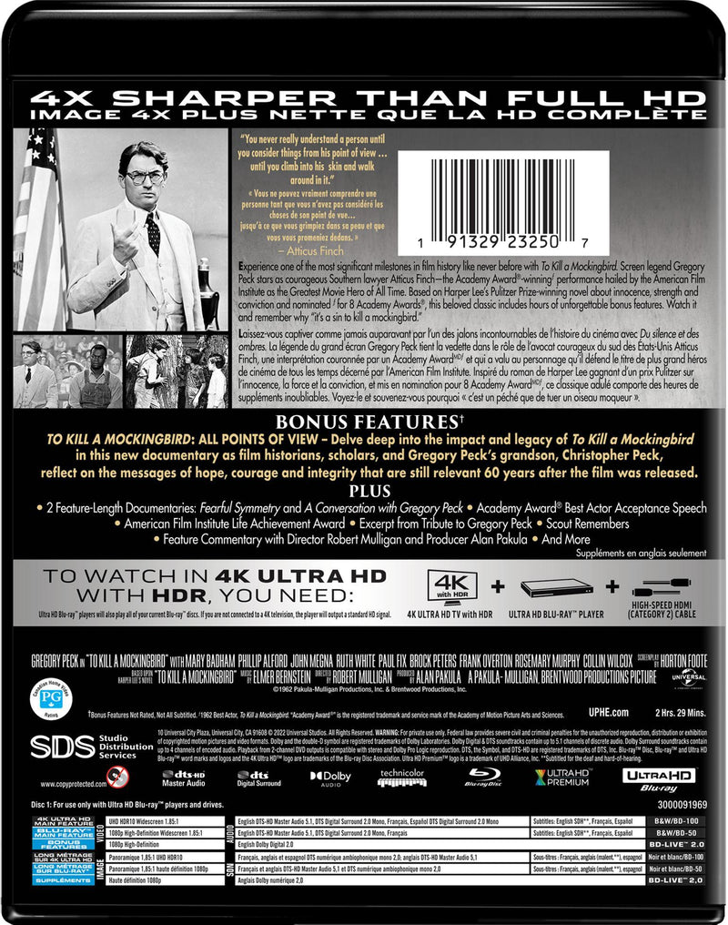 To Kill a Mockingbird (4K Ultra HD + Blu-ray) [UHD]