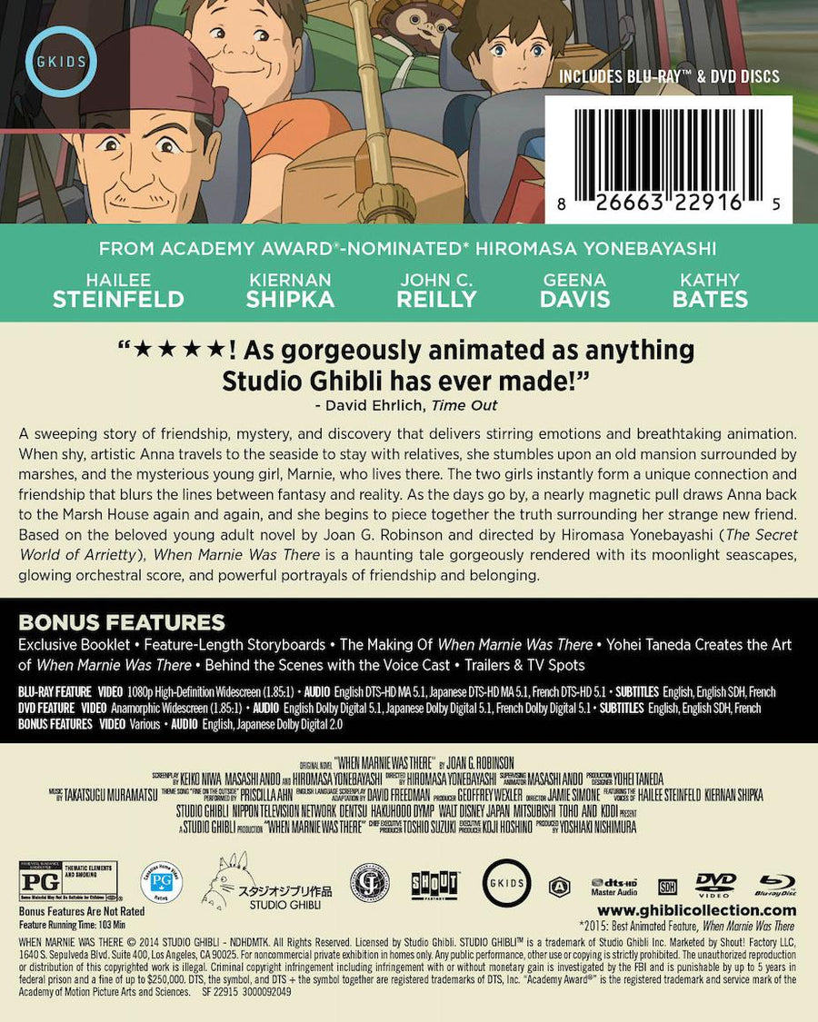 When Marnie Was There - Limited Edition Steelbook Blu-ray + DVD [Blu-Ray]