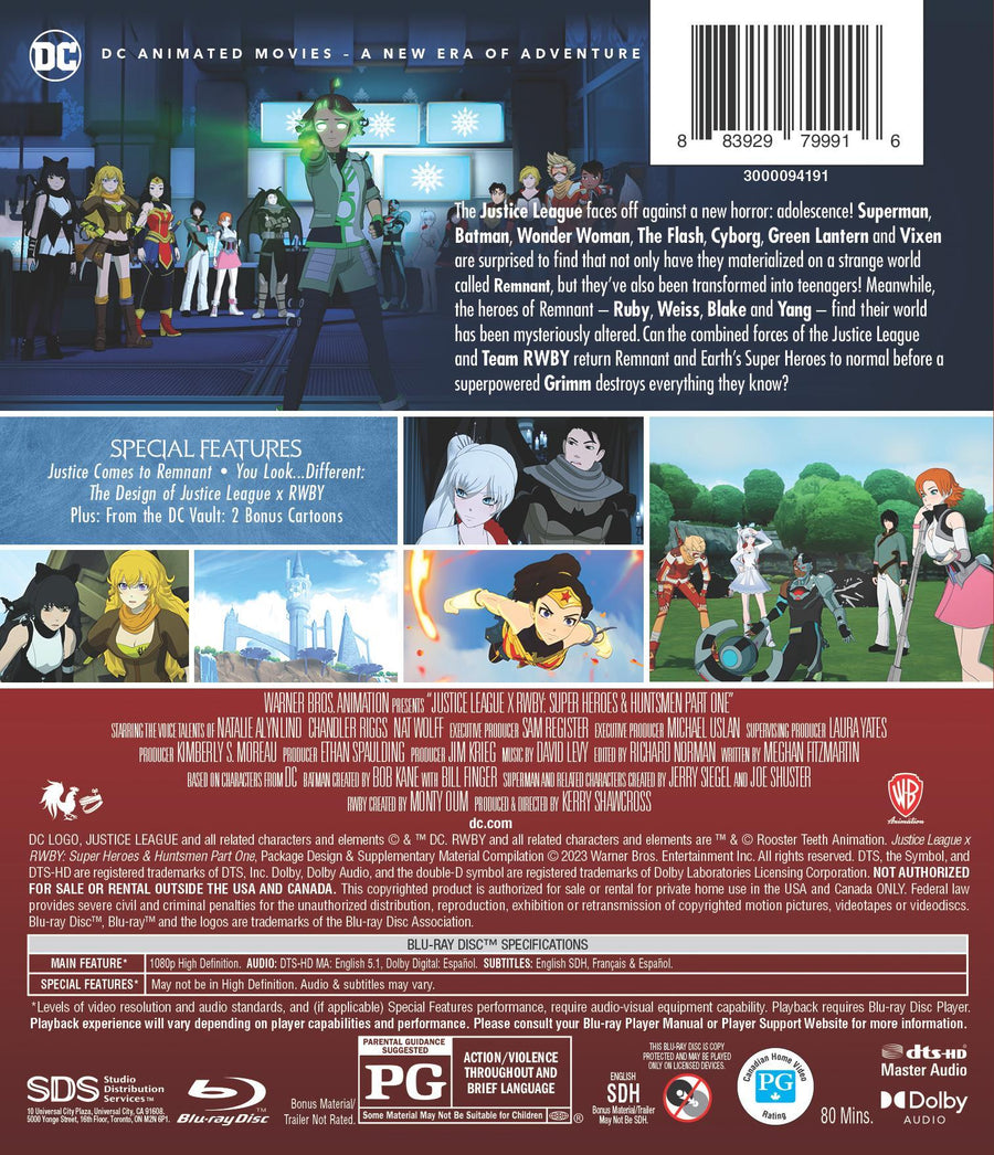 Justice League x RWBY: Super Heroes and Huntsmen Part One [Blu-Ray]