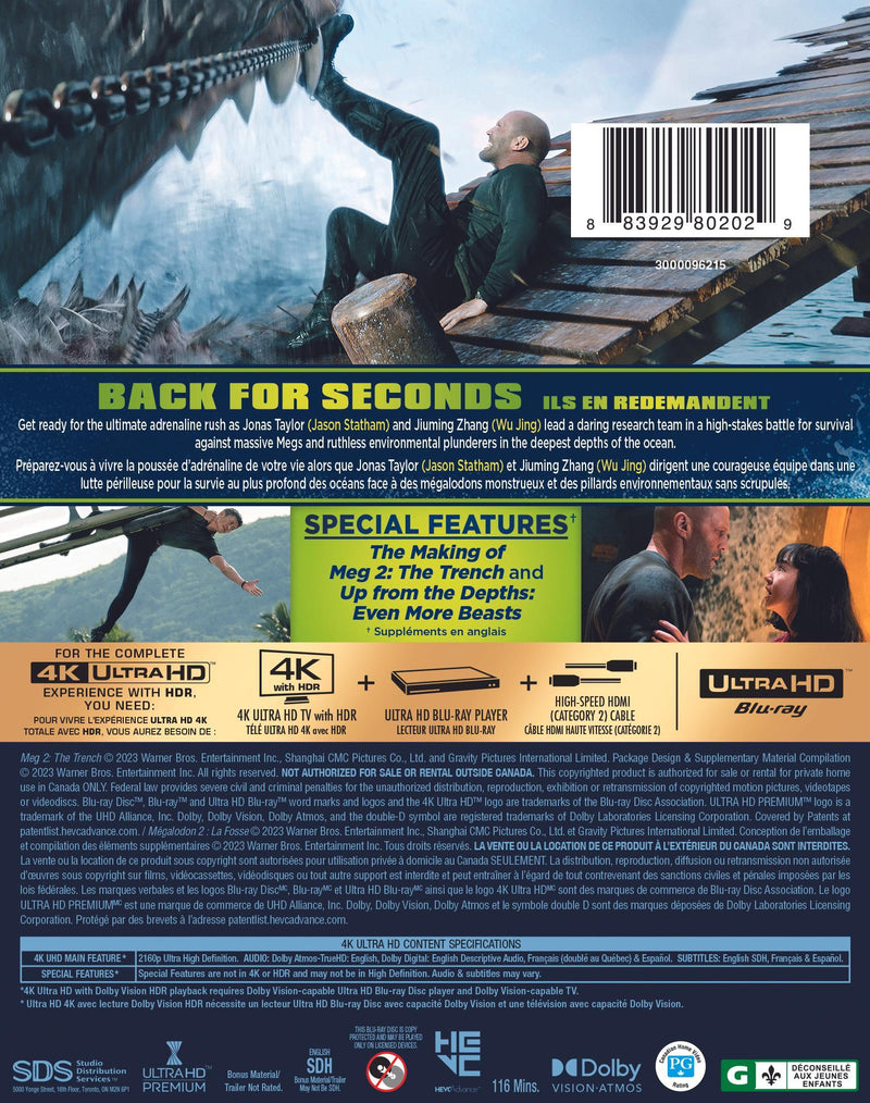 Meg 2, The: The Trench [UHD]