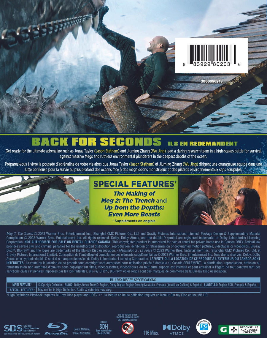 Meg 2, The: The Trench [Blu-Ray]