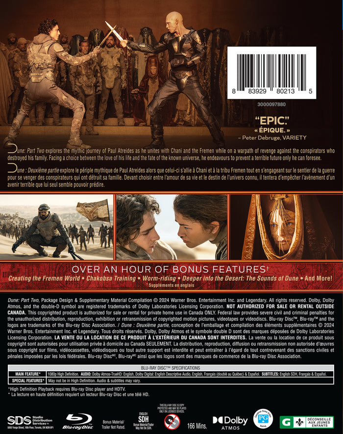 Dune: Part Two [Blu-ray]