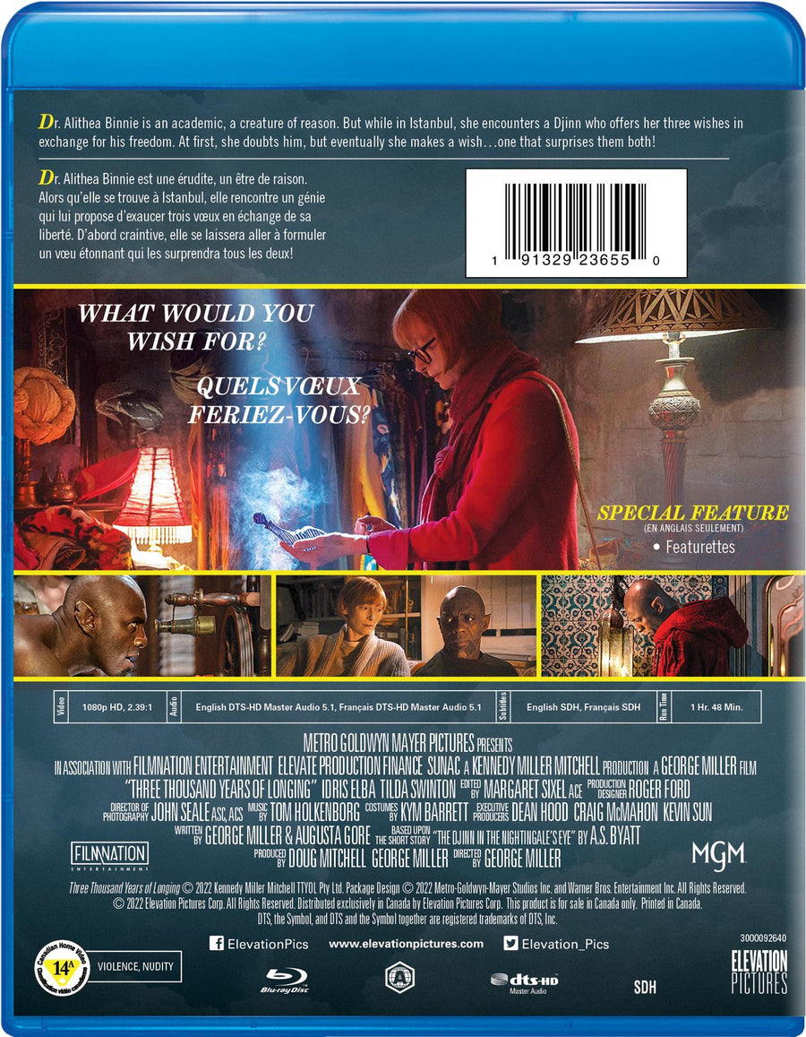 Three Thousand Years of Longing - Blu-ray + Digital [Blu-Ray]