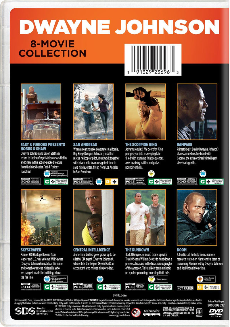 Dwayne Johnson 8-Movie Collection [DVD]