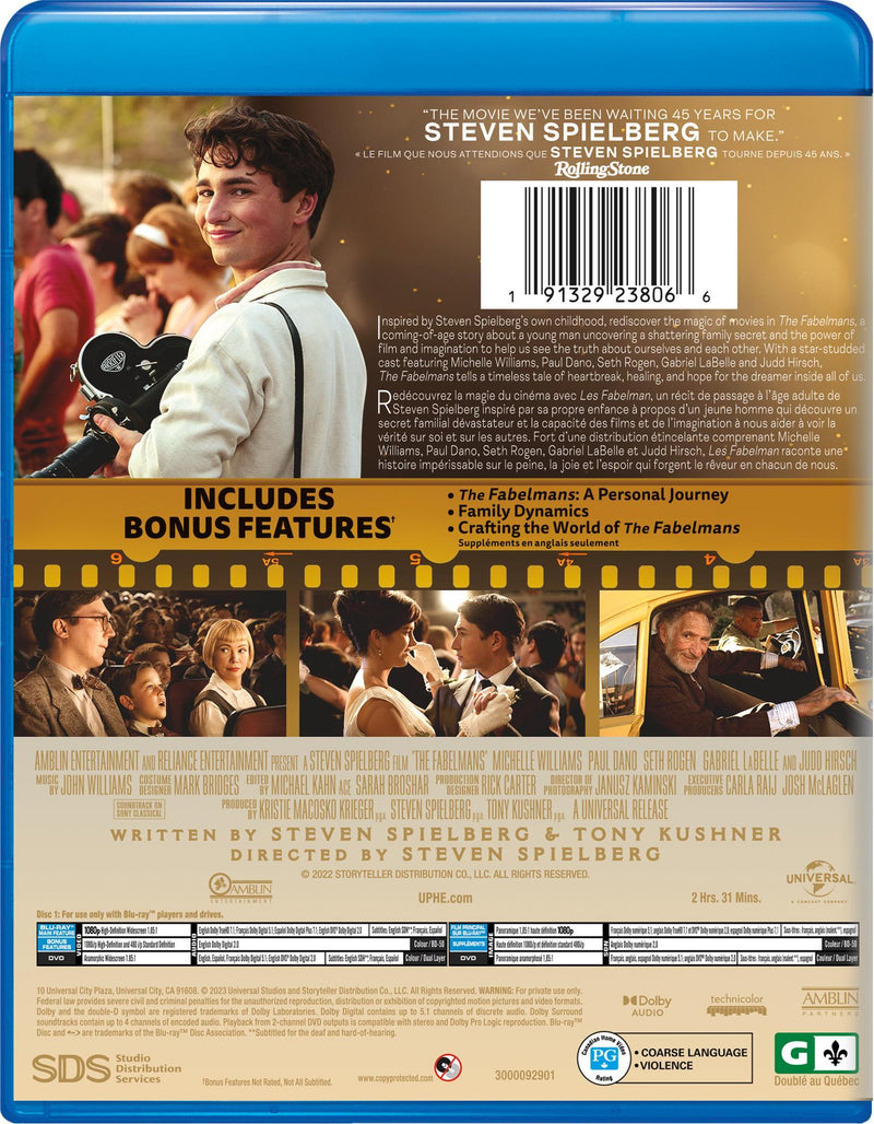 The Fabelmans (Blu-ray + DVD) [Blu-Ray]