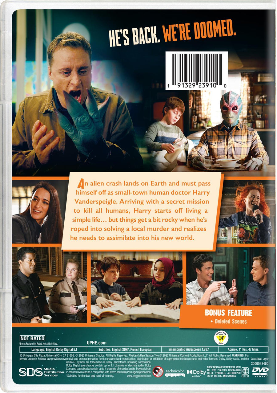 Resident Alien: Season Two (Box Set) [DVD]