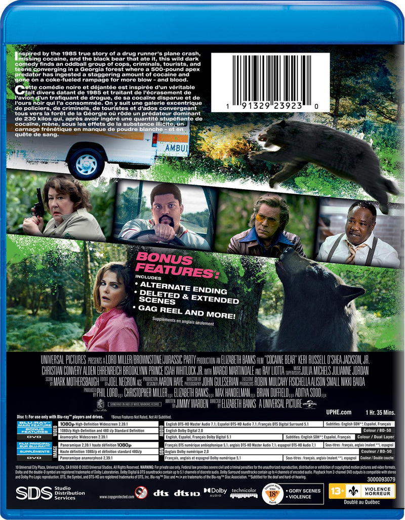 Cocaine Bear (Blu-ray + DVD) [Blu-Ray]