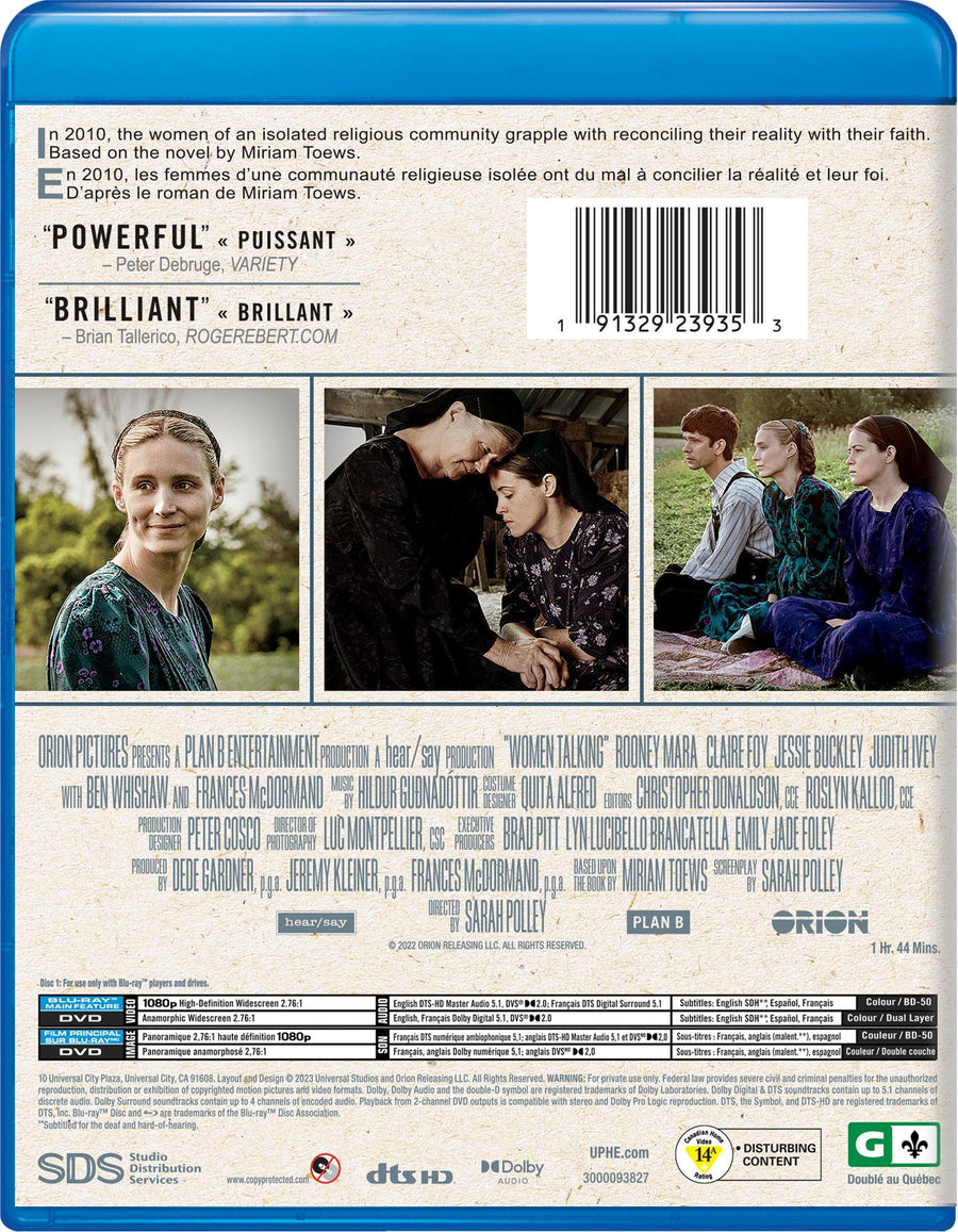 Women Talking (Blu-ray + DVD) [Blu-Ray]