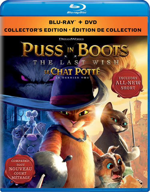 Puss in Boots: The Last Wish (Blu-ray + DVD) [Blu-Ray]